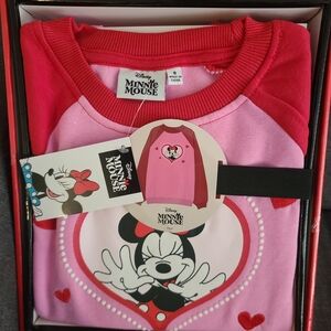 Disney Minnie Mouse Pink and Red Top